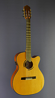 Angel Lopez, Hybridgitarre mit Tonabnehmer Zeder, Mahagoni, Cutaway, Pickup