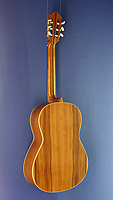 Höfner, klassische Gitarre, Mensur 65 cm, massive Fichtendecke und indischer Apfel an Zargen und Boden, Rückseite