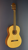 Höfner HHM-TF, Konzertgitarre, Mensur 65 cm, massive Fichtendecke und indischer Apfel an Zargen und Boden