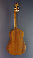 Juan Aguilera, Modell e-1, klassische Gitarre Zeder, Mahagoni, Rückseite